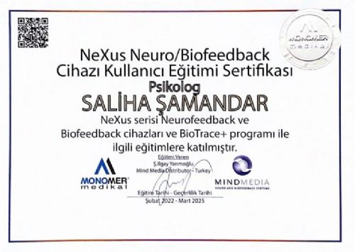 NeXus Neuro/Biofeedback Cihazı Eğitimi